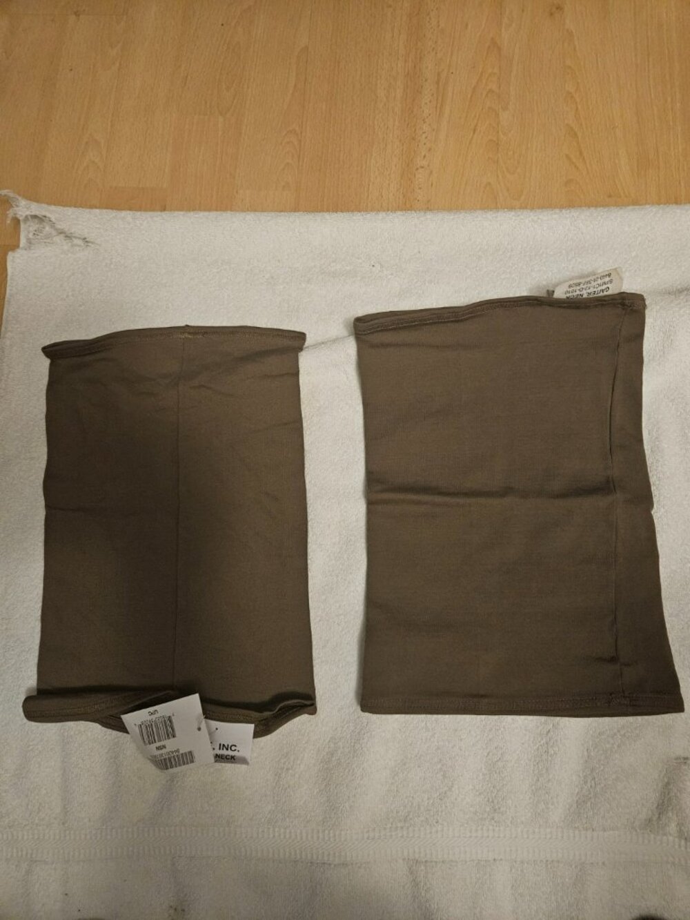 Neck Gaiter Lot Of 2 Coyote Brown NSN 8440-01-387-8509 NWT USA lot 1